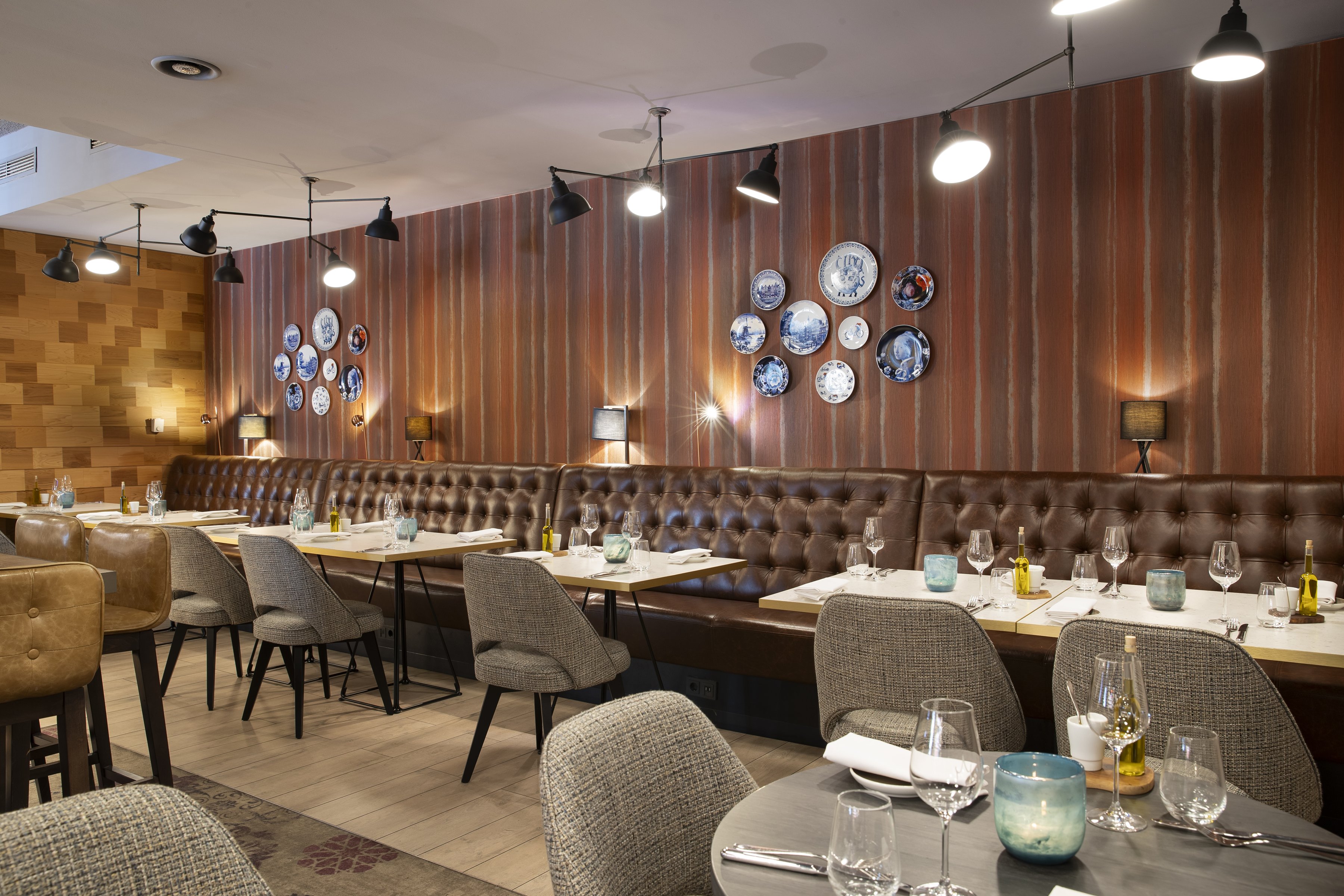 Die Bar-Bistro des Garden Hotel Amsterdam